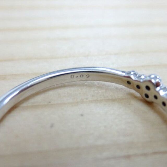 スタージュエリー　K18　ダイヤ0.09ct　リング