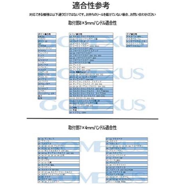 ゴメクサス パワー バランサー ハンドル 65mm 7×4mm 未使用 スポーツ/アウトドアのフィッシング(リール)の商品写真