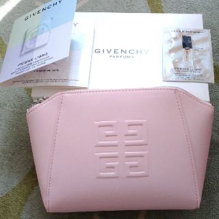 ジバンシィ(GIVENCHY)の【新品未使用】ジバンシー⭐ノベルティーポーチ・ピンク&おまけ付き(ポーチ)