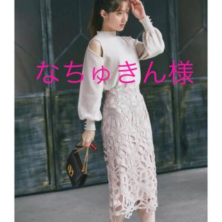 トッコ(tocco)のtocco closet レース　タイトスカート(ひざ丈スカート)