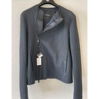 Emporio Armani - 新品 未使用 エンポリオアルマーニ 革 ジャケット