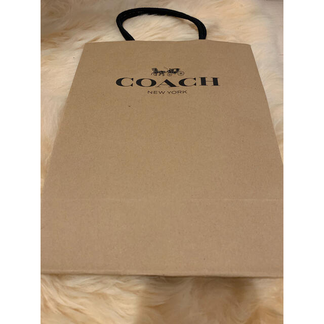 COACH(コーチ)のcoach コーチ　ショップ袋　ショッパー　美品 レディースのバッグ(ショップ袋)の商品写真