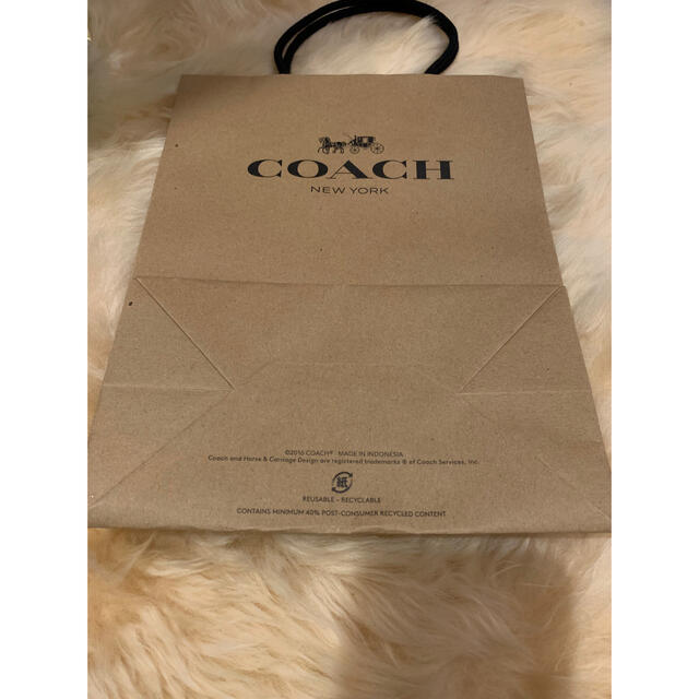 COACH(コーチ)のcoach コーチ　ショップ袋　ショッパー　美品 レディースのバッグ(ショップ袋)の商品写真