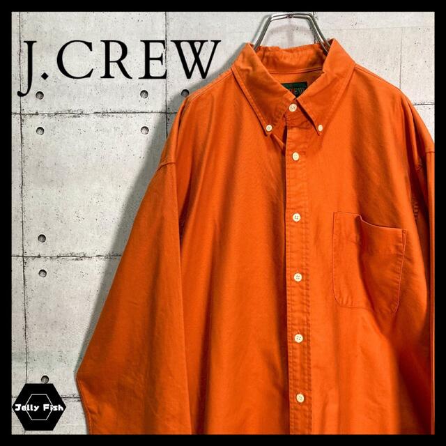 【希少】旧タグ J.CREW/ジェイクルー ボタンダウン シャツ コットン L