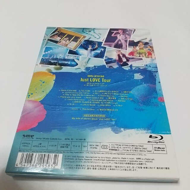 SONY(ソニー)の西野カナJustLOVETour、Blu-ray エンタメ/ホビーのDVD/ブルーレイ(ミュージック)の商品写真