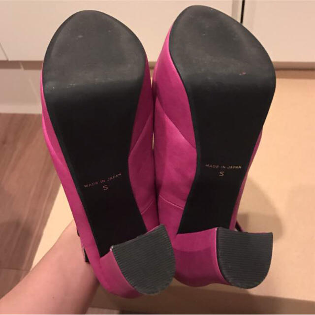 EATME(イートミー)の由梨様専用EATME ローズピンク パンプス Sサイズ 超美品 レディースの靴/シューズ(ハイヒール/パンプス)の商品写真
