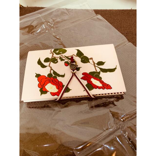 新品/手刺繍・日本刺繍牡丹ぼたん携帯ティッシュケースおしゃれ〜の