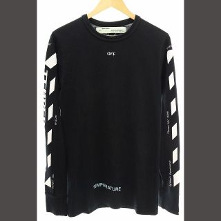 オフホワイト OFF WHITE 18SS DIAG  L/S TEE(Tシャツ/カットソー(七分/長袖))