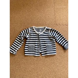 プチバトー(PETIT BATEAU)のプチバトー カーディガン6m(カーディガン/ボレロ)