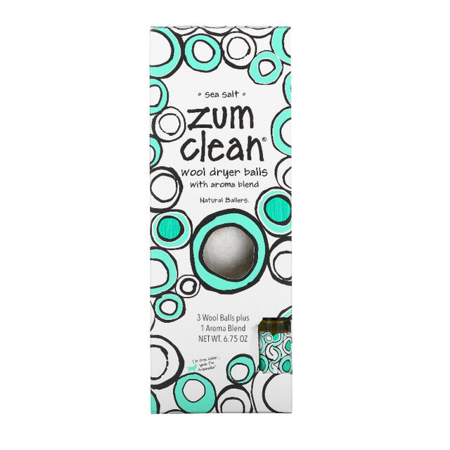 ZUM clean wool dryer balls & Aroma Blend インテリア/住まい/日用品の日用品/生活雑貨/旅行(洗剤/柔軟剤)の商品写真