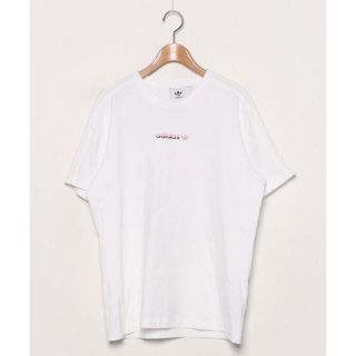 アディダス(adidas)の☆adidas アディダス プリント ロゴ デザイン Tシャツ 半袖/メンズ/O(Tシャツ/カットソー(半袖/袖なし))