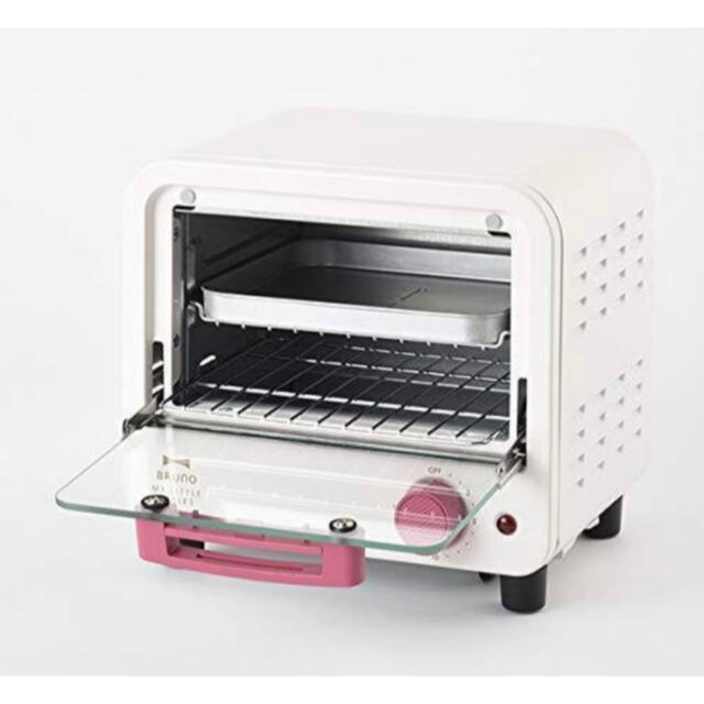 BRUNO ミニトースタMy Little シリーズ ピンク⑪ スマホ/家電/カメラの調理家電(調理機器)の商品写真