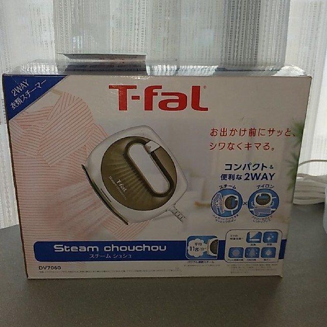 T-fal(ティファール)の🌸MIYABI様専用🌸ティファール　スチームシュシュ　ＤＶ7060jo スマホ/家電/カメラの生活家電(アイロン)の商品写真