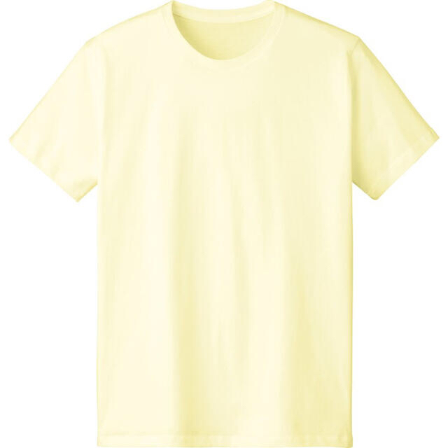 4.6オンス FINE FIT T-SHIRT シャーベットイエロー　DM501 メンズのトップス(Tシャツ/カットソー(半袖/袖なし))の商品写真