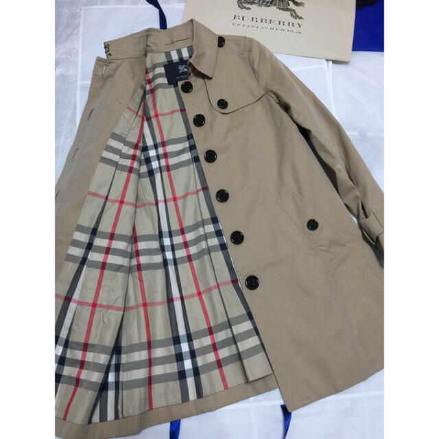 BURBERRY(バーバリー)の美品 バーバリー ロンドン 日本製 トレンチコート 肩ベルト無し レディースのジャケット/アウター(トレンチコート)の商品写真