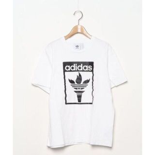 アディダス(adidas)の☆adidas アディダス プリント ロゴ デザイン Tシャツ 半袖/メンズ/O(Tシャツ/カットソー(半袖/袖なし))