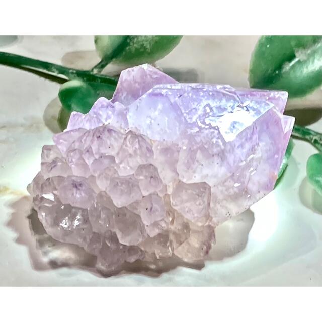 トライゴーニック✨虹入り カクタスアメジスト サボテン水晶 ラフ
