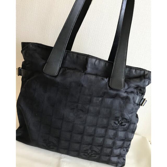 正規品 CHANEL シャネル トートバッグ 黒色 1