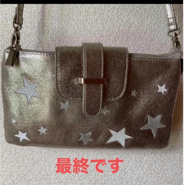 DEUXIEME CLASSE(ドゥーズィエムクラス)のヌエール⭐️星刺繍ショルダー🔴最終フォロー価格 レディースのバッグ(ショルダーバッグ)の商品写真