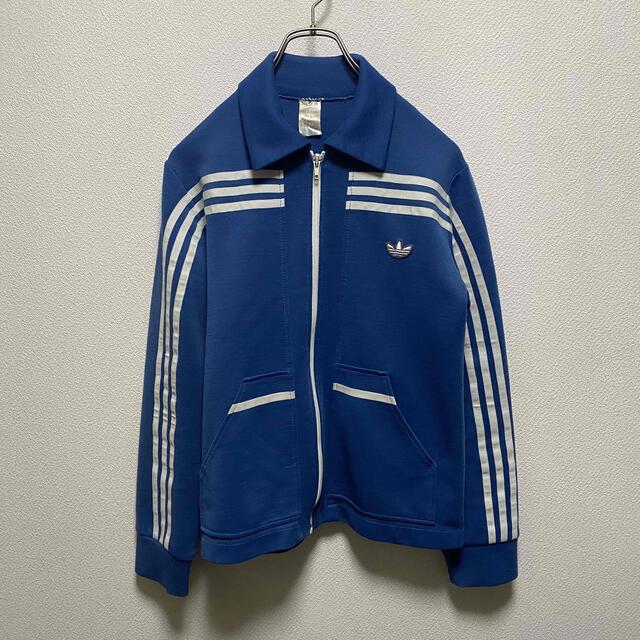 adidas トラックジャケット 襟付き 90s デサント ジャージ