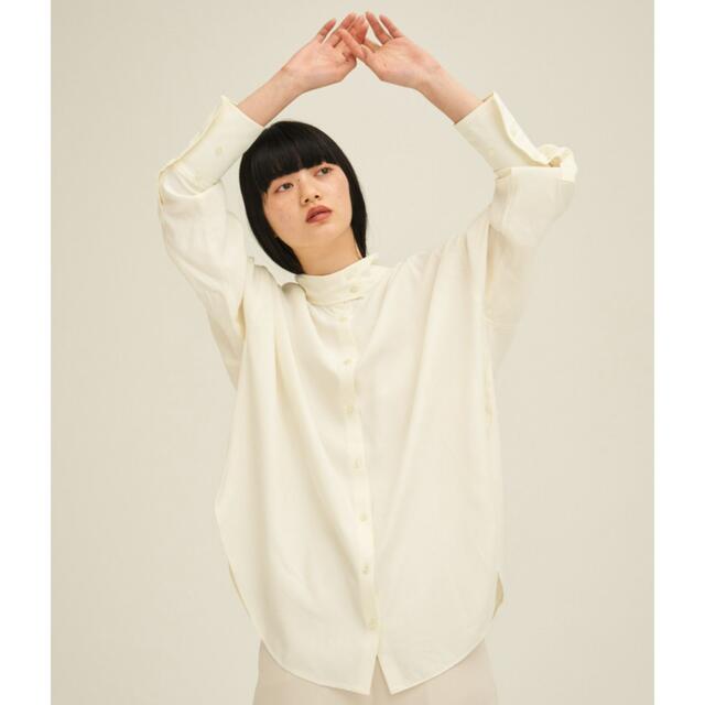 ENOF over size shirt white L - シャツ/ブラウス(七分/長袖)