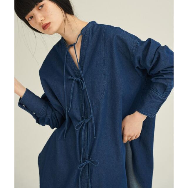 10日までの出品です！enof denim shirt インディゴブルー