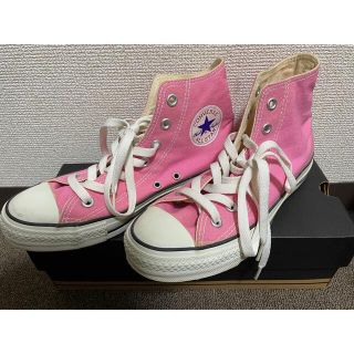 コンバース(CONVERSE)のconverse ピンク(スニーカー)