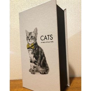 フランフラン(Francfranc)のFrancfrancフランフラン 可愛い猫イラスト 上品★本型 ティッシュBOX(ティッシュボックス)