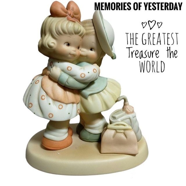 約11cm奥行エネスコ Memories Of Yesterday 女の子 ハグ 524808