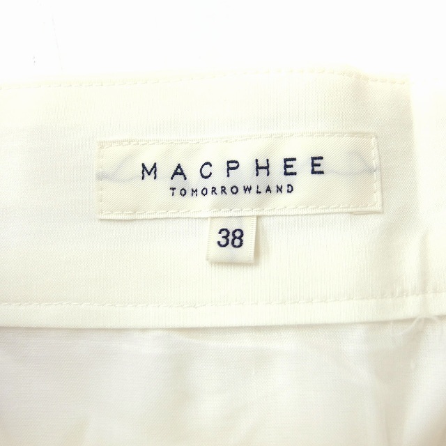 MACPHEE(マカフィー)のマカフィー MACPHEE トゥモローランド タック フレア スカート ひざ丈 レディースのスカート(ひざ丈スカート)の商品写真
