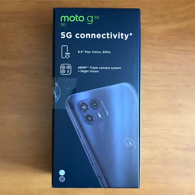 Motorola - 新品未開封 MOTO g50 5G メテオグレイの通販 by とまと ...