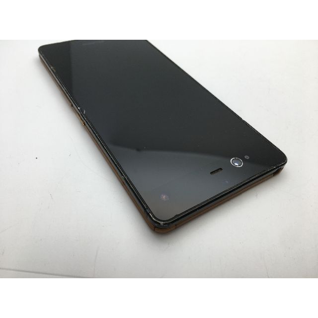 富士通(フジツウ)のSIMフリー docomo arrows NX F-01J ブラウン中古720 スマホ/家電/カメラのスマートフォン/携帯電話(スマートフォン本体)の商品写真