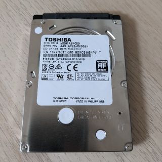 トウシバ(東芝)の2.5インチ HDD 500Gb(PCパーツ)