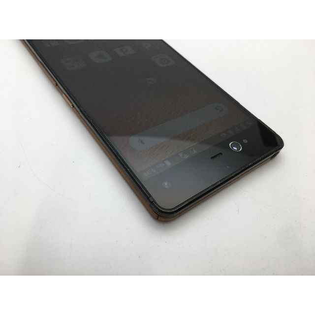 富士通(フジツウ)のSIMフリー docomo arrows NX F-01J ブラウン中古377 スマホ/家電/カメラのスマートフォン/携帯電話(スマートフォン本体)の商品写真