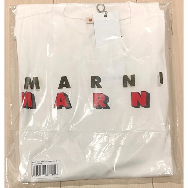 Marni(マルニ)のマルニ　ロゴTシャツ　ホワイト　14 レディースのトップス(Tシャツ(半袖/袖なし))の商品写真