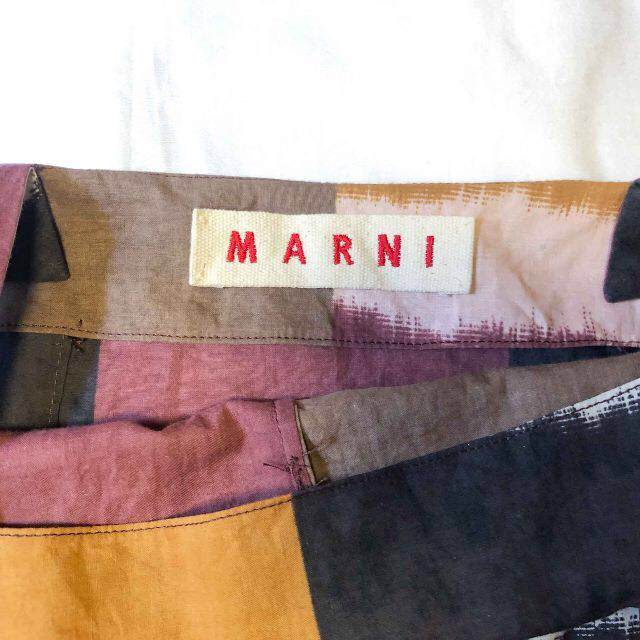 Marni(マルニ)のMARNI マルニ　ワンピース　ひざ丈　ノースリーブ　L レディースのワンピース(ひざ丈ワンピース)の商品写真
