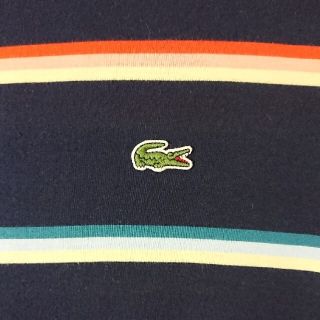 ラコステ(LACOSTE)のLACOSTE 2パターンボーダークルーネックTシャツ(Tシャツ/カットソー(半袖/袖なし))