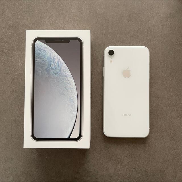 iPhone XR White 64 GB SIMフリー - スマートフォン本体