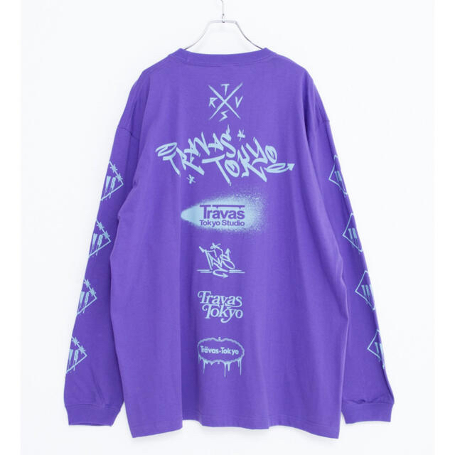 MILKBOY(ミルクボーイ)のTRAVAS TOKYO Furry bear L/S Tee/くま長袖Tシャツ メンズのトップス(Tシャツ/カットソー(七分/長袖))の商品写真