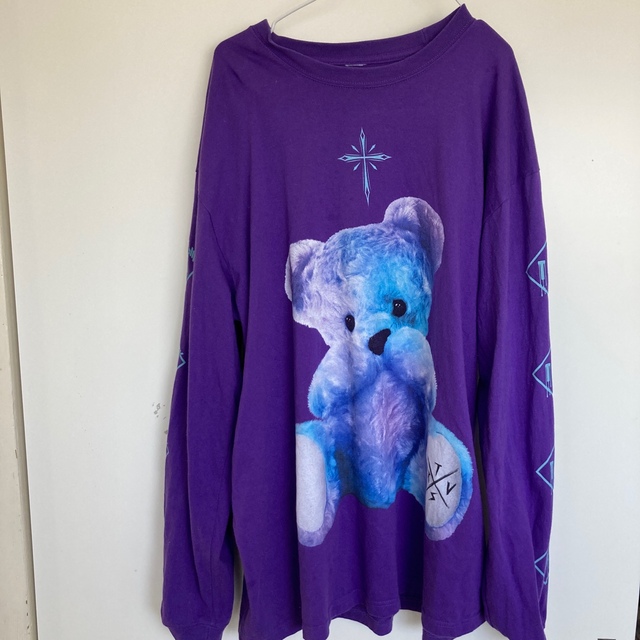 MILKBOY(ミルクボーイ)のTRAVAS TOKYO Furry bear L/S Tee/くま長袖Tシャツ メンズのトップス(Tシャツ/カットソー(七分/長袖))の商品写真