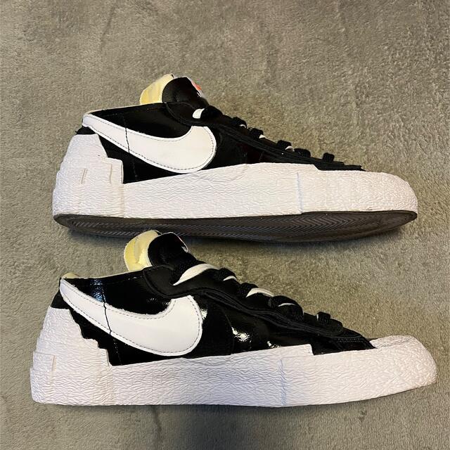 sacai(サカイ)の１度のみ美品★NIKE SACAI ブレーザー LOW ブラック 25cm★ メンズの靴/シューズ(スニーカー)の商品写真