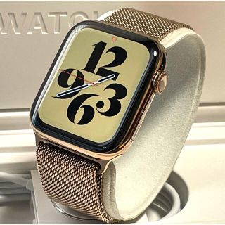 保証残あり Apple Watch Series5 44mm ゴールドステンレス