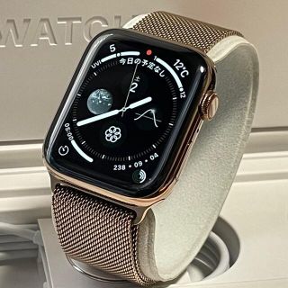 保証残あり Apple Watch Series5 44mm ゴールドステンレス