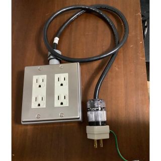 PRO CABLE BTAP4-100 超越重鉄　電源タップ 4個口 1m(変圧器/アダプター)