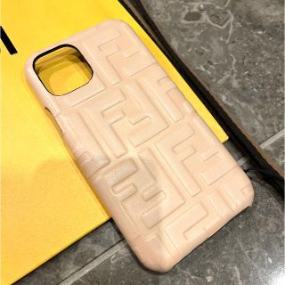 値下げ！FENDI iPhone X＆XS ケース イエロー ズッカ柄