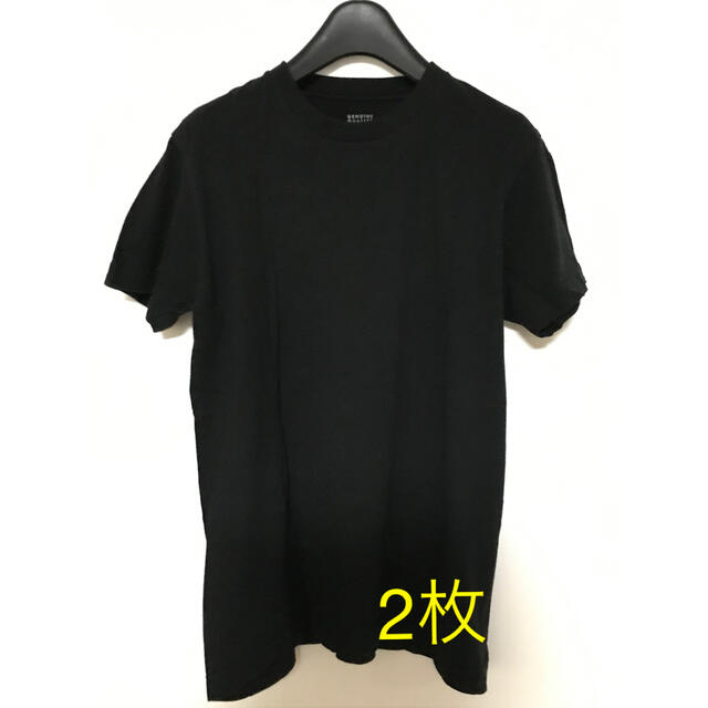 EDWIN(エドウィン)のTシャツ エドウィン EDWIN 無地 2枚組 黒Tシャツ ブラックblack メンズのトップス(Tシャツ/カットソー(半袖/袖なし))の商品写真