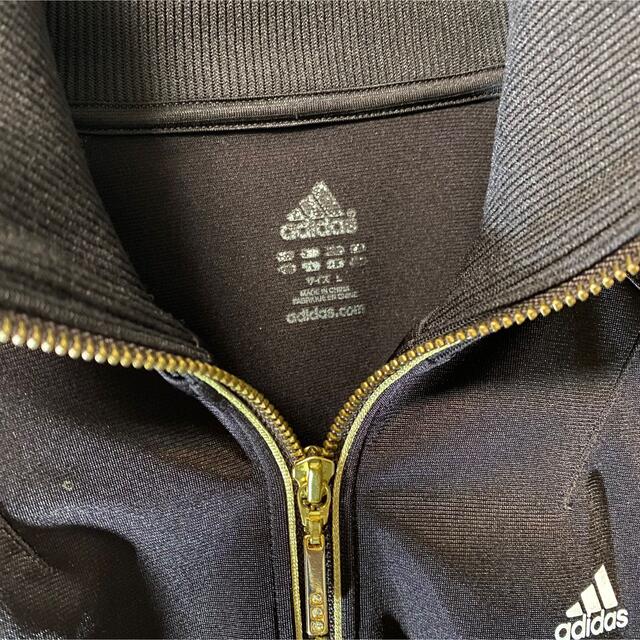 adidas(アディダス)のアディダス トラックジャケット ワンポイント ロゴ 万国旗タグ ブラウン レディースのトップス(その他)の商品写真