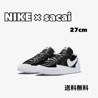 ナイキ(NIKE)の【パンダカラー】NIKE sacai ブレーザーロー　27cm(スニーカー)