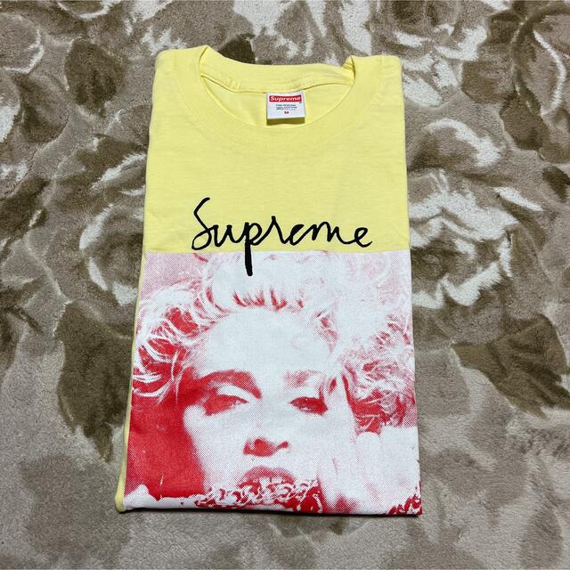 Tシャツ/カットソー(半袖/袖なし)新品　18aw Supreme MADONNA tee tシャツ M フォトt