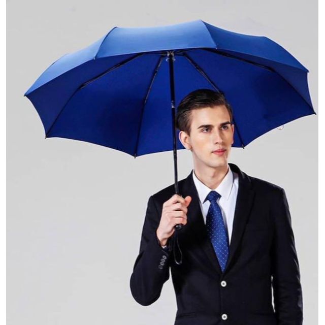 新品 折りたたみ傘 まとめ売り 自動開閉 ワンタッチ傘ネイビー 紳士 傘 撥水性 メンズのファッション小物(傘)の商品写真